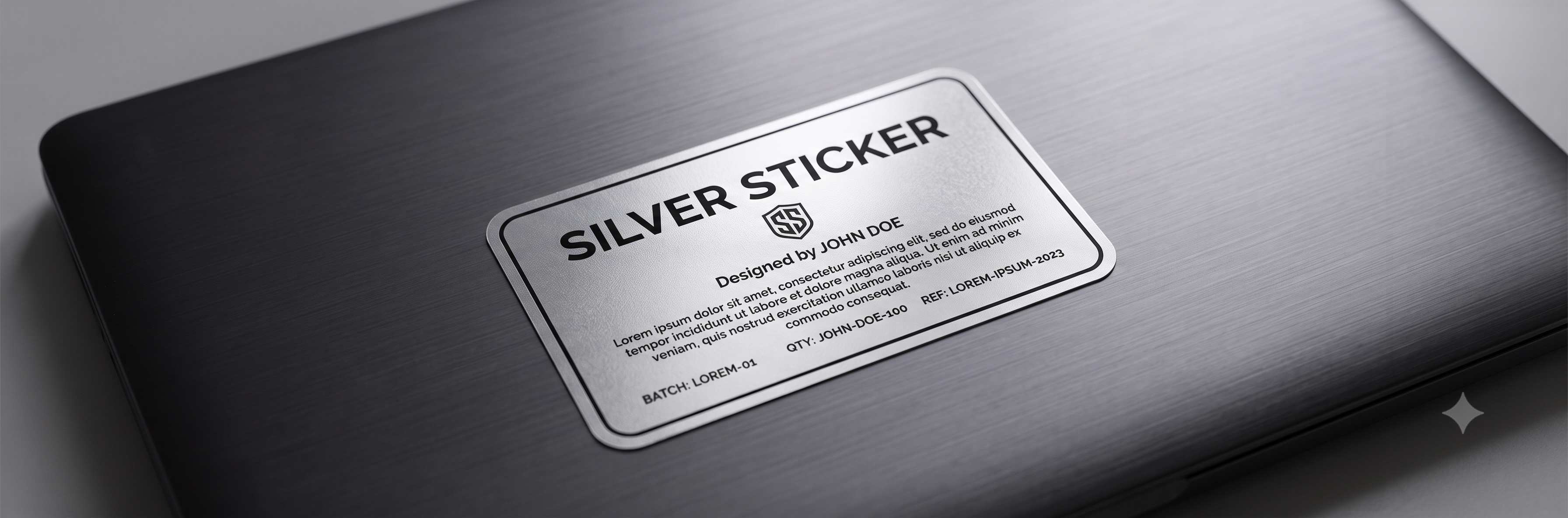 Silver Sticker