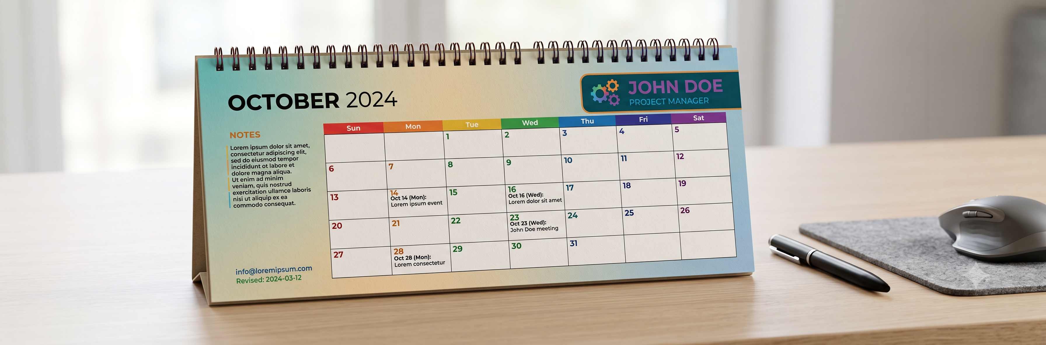 Desktop Calender