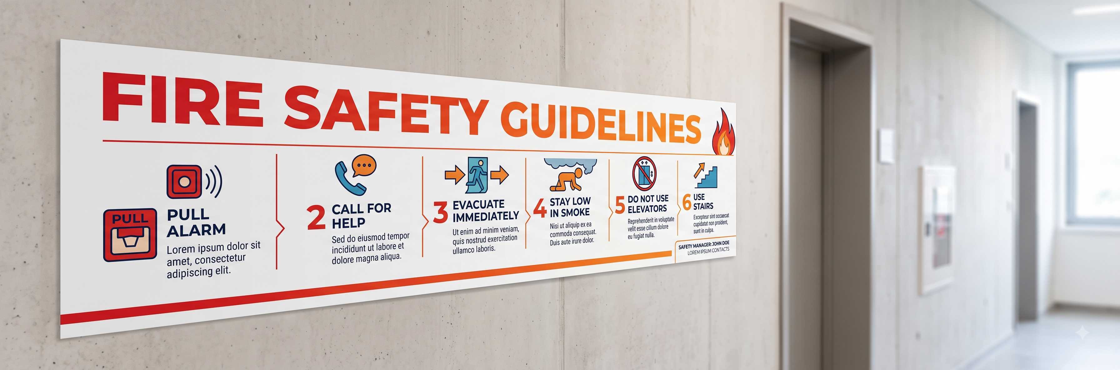 Fire Safety Poster