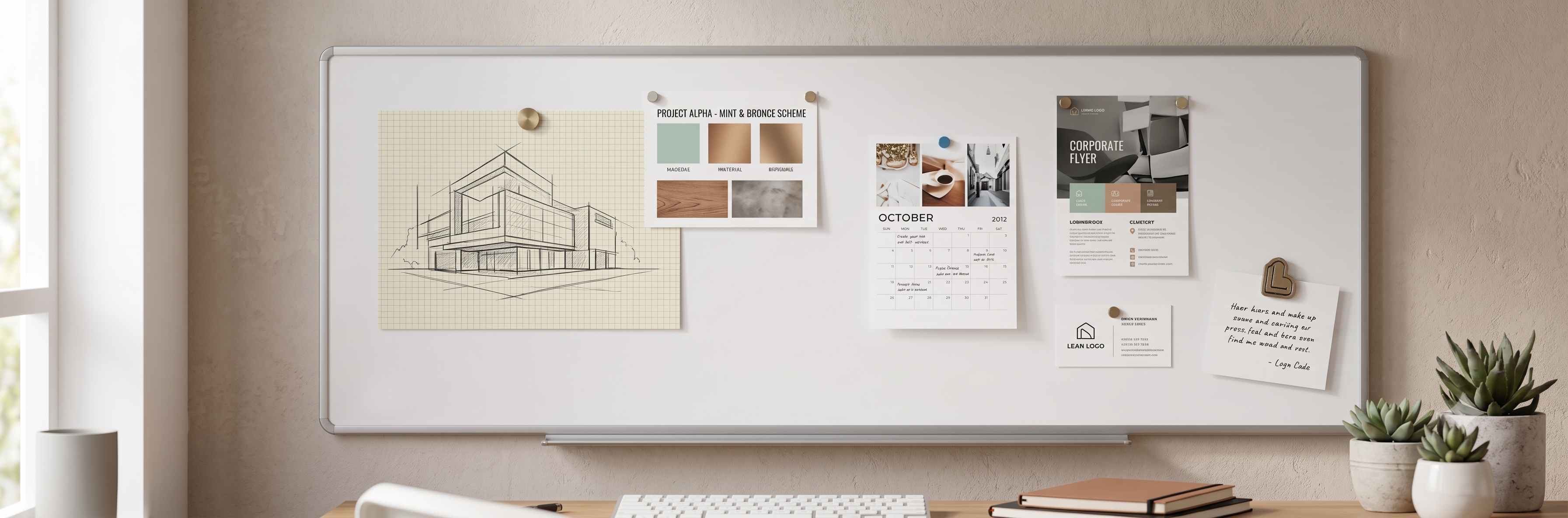 Magnetic White Board